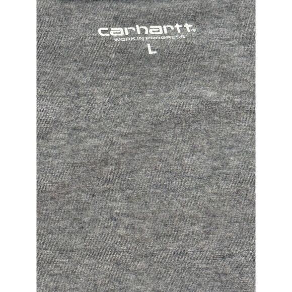 Carhartt Work In Progress Gray Pocket T-Shirt Size Large 100% Cotton - Picture 6 of 9